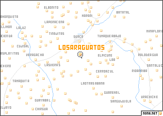 map of Los Araguatos