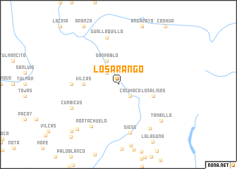 map of Los Arango