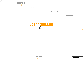 map of Los Arguelles