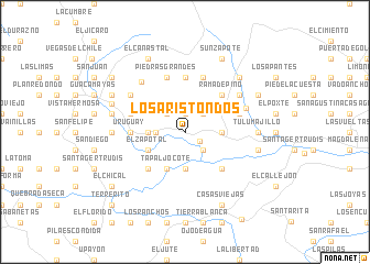 map of Los Aristondos