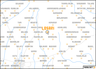 map of Losari