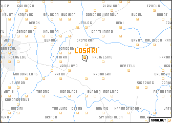 map of Losari