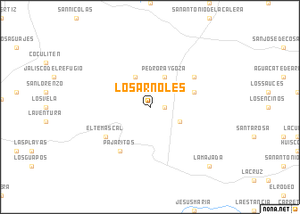 map of Los Arnoles