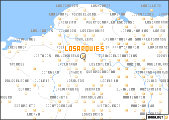 map of Los Arquíes