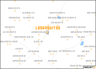 map of Los Arquitos