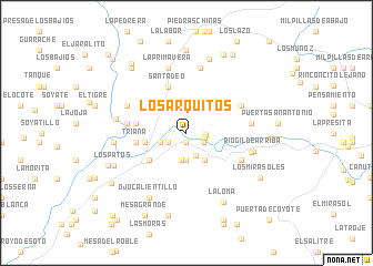 map of Los Arquitos