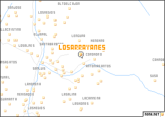 map of Los Arrayanes