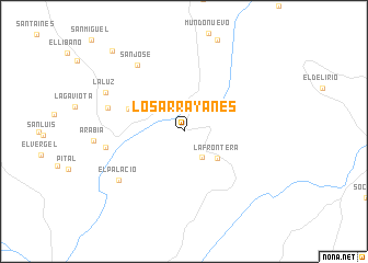 map of Los Arrayanes