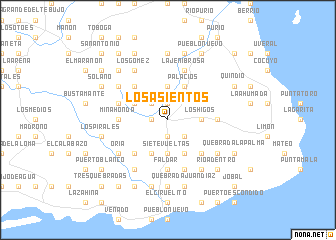 map of Los Asientos