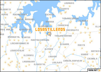 map of Los Astilleros