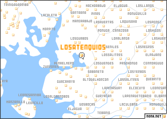 map of Los Atenquios