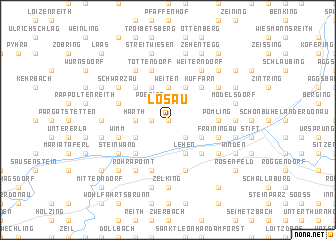 map of Losau