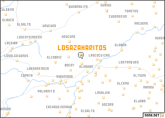 map of Los Azaharitos