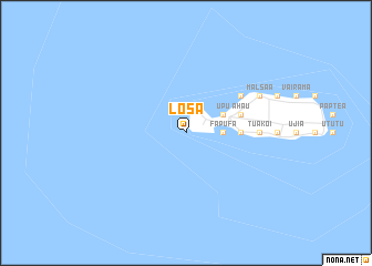 map of Losa