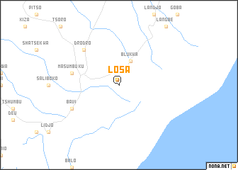 map of Losa