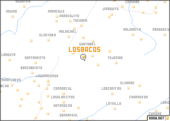 map of Los Bacos