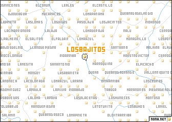 map of Los Bajitos