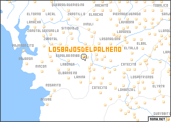 map of Los Bajos del Palmeño