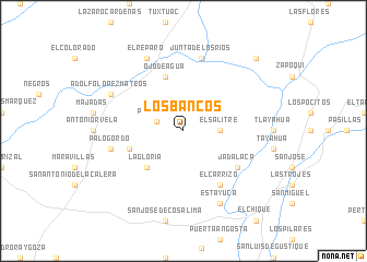 map of Los Bancos