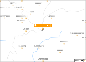 map of Los Bancos