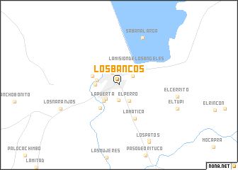 map of Los Bancos