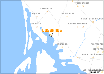 map of Los Baños