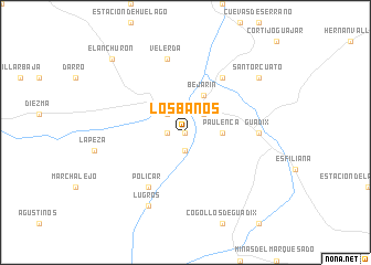 map of Los Baños