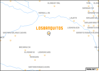 map of Los Banquitos