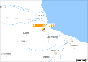 map of Los Barriles