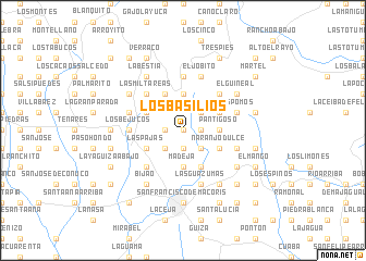 map of Los Basilios