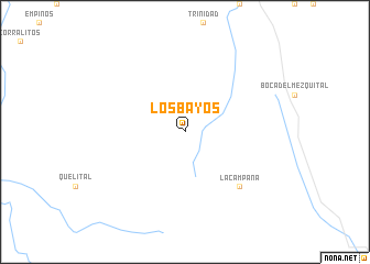 map of Los Bayos