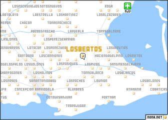map of Los Beatos