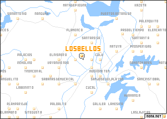 map of Los Bellos