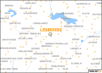 map of Los Berros