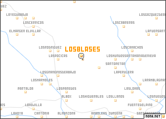 map of Los Blases