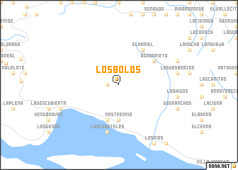 map of Los Bolos