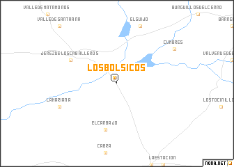 map of Los Bolsicos