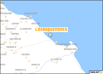 map of Los Boquerones