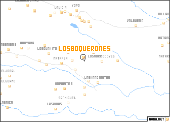 map of Los Boquerones