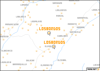 map of Los Bordos