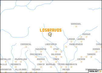map of Los Bravos