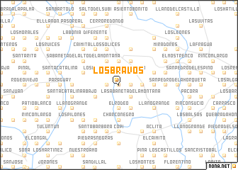 map of Los Bravos