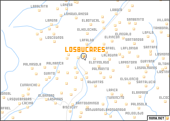 map of Los Bucares