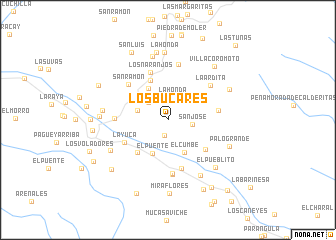 map of Los Bucares