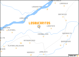 map of Los Bucaritos