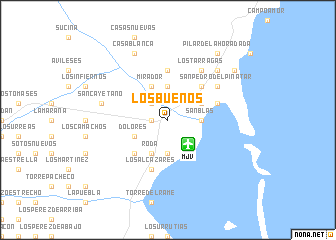 map of Los Buenos