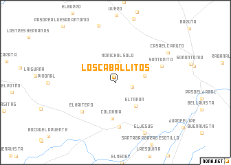 map of Los Caballitos