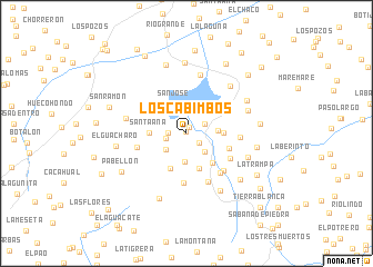 map of Los Cabimbos