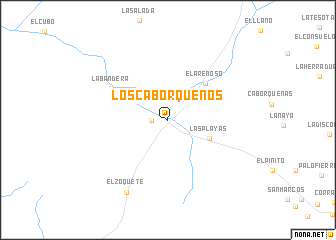 map of Los Caborqueños