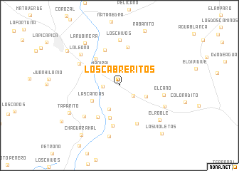 map of Los Cabreritos